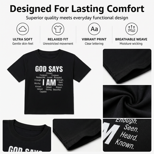 ⏳Limited-time 50% off⏰Unisex T-shirt with an inspirational graphic👚
