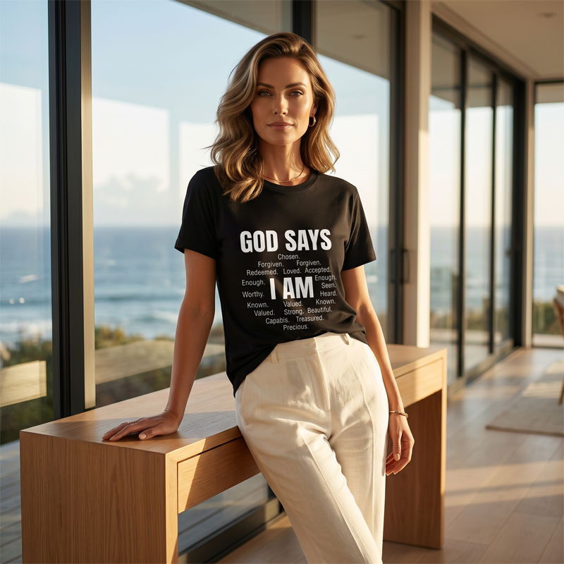 ⏳Limited-time 50% off⏰Unisex T-shirt with an inspirational graphic👚