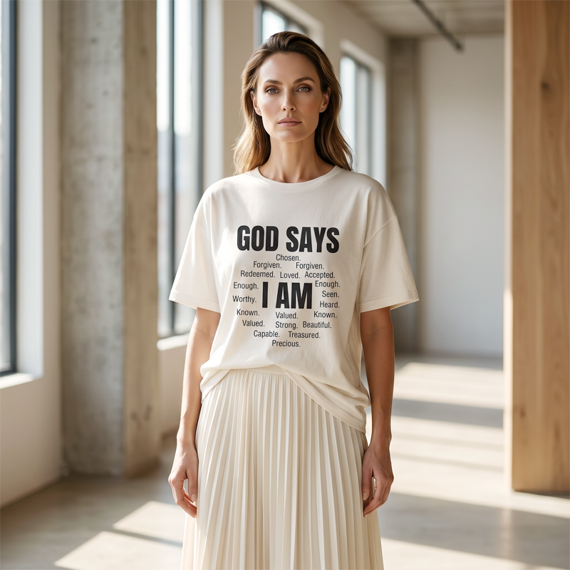 ⏳Limited-time 50% off⏰Unisex T-shirt with an inspirational graphic👚