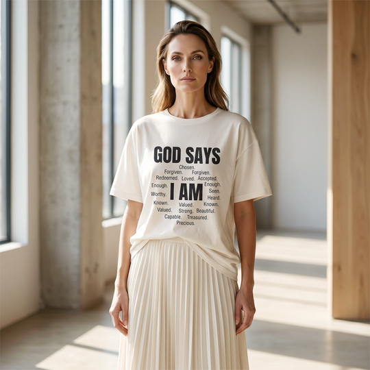 ⏳Limited-time 50% off⏰Unisex T-shirt with an inspirational graphic👚