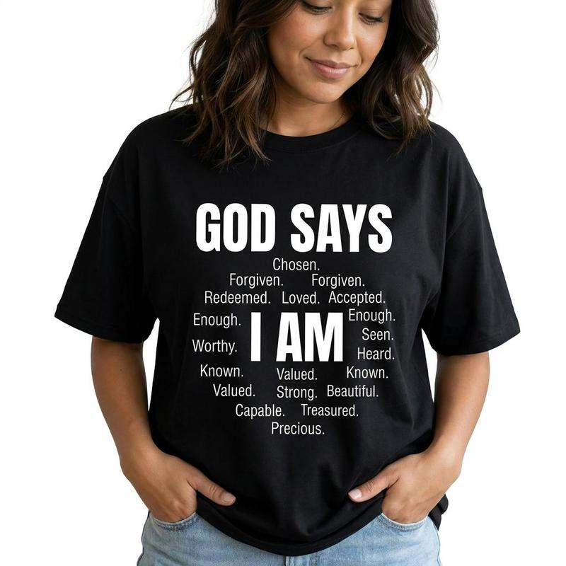 ⏳Limited-time 50% off⏰Unisex T-shirt with an inspirational graphic👚