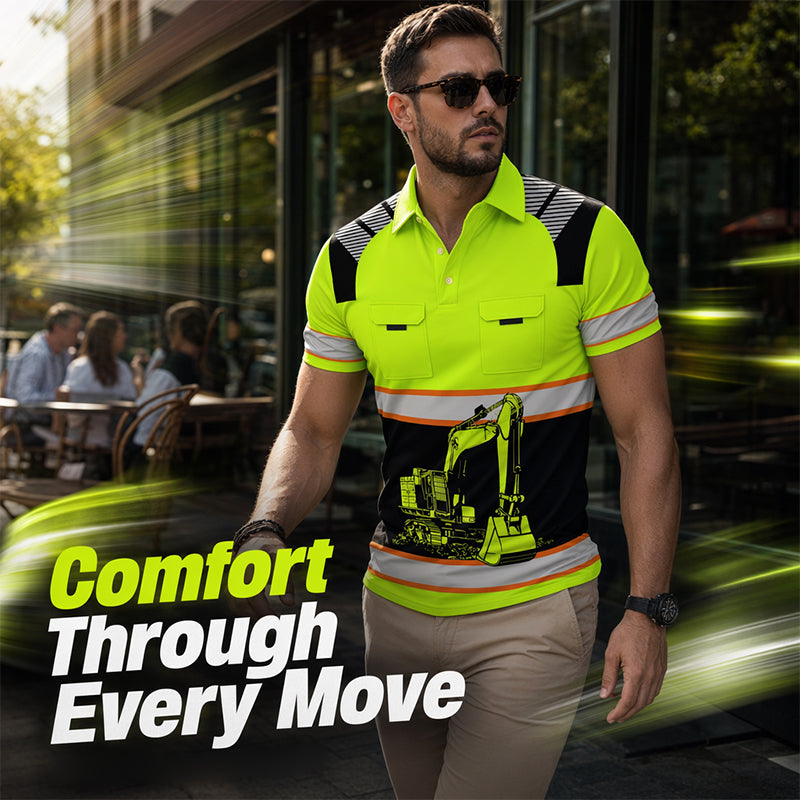 🎉 LIMITED TIME 50% OFF! 🚜 Excavator Graphic Tee – Rugged Design & Breathable Comfort for Worksite or Weekend ☀️