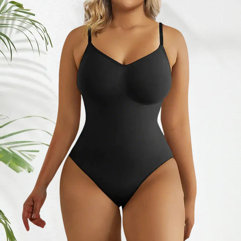 ⏳Time-Limited Special！ 💕 Seamless Thong Bodysuit Jumpsuit ✨ Sculpting Fit, Adjustable Comfort & Invisible Under Any Outfit