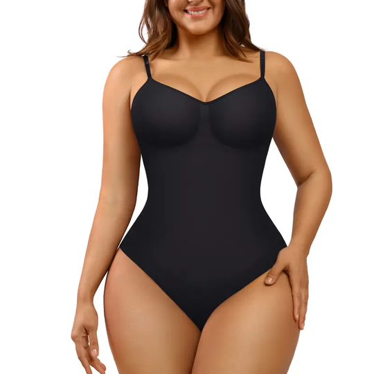 ⏳Time-Limited Special！ 💕 Seamless Thong Bodysuit Jumpsuit ✨ Sculpting Fit, Adjustable Comfort & Invisible Under Any Outfit