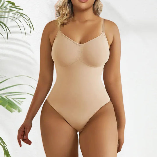 ⏳Time-Limited Special！ 💕 Seamless Thong Bodysuit Jumpsuit ✨ Sculpting Fit, Adjustable Comfort & Invisible Under Any Outfit