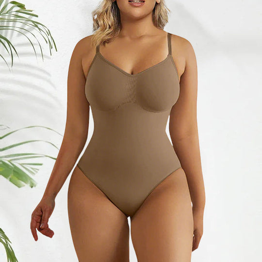 ⏳Time-Limited Special！ 💕 Seamless Thong Bodysuit Jumpsuit ✨ Sculpting Fit, Adjustable Comfort & Invisible Under Any Outfit