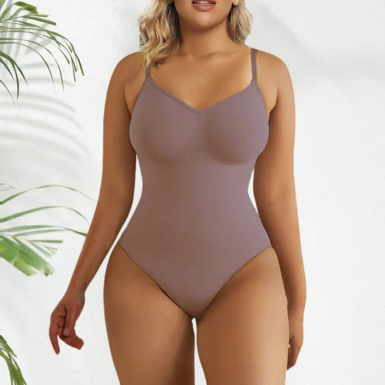 ⏳Time-Limited Special！ 💕 Seamless Thong Bodysuit Jumpsuit ✨ Sculpting Fit, Adjustable Comfort & Invisible Under Any Outfit