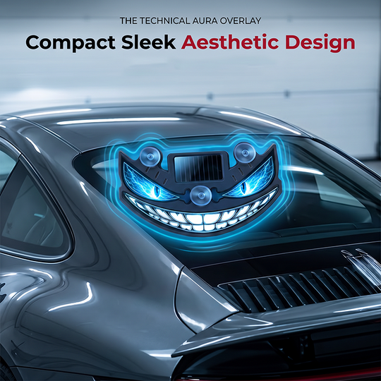 🔥 50% OFF! 😈 “Devil's Sucker” Solar LED Car Warning Light ✨ Vibration Sensor, USB & Solar Charging, Universal for Cars & Trucks