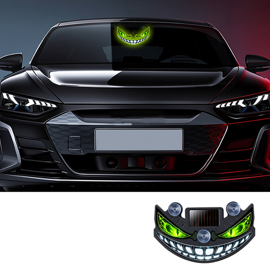 🔥 50% OFF! 😈 “Devil's Sucker” Solar LED Car Warning Light ✨ Vibration Sensor, USB & Solar Charging, Universal for Cars & Trucks