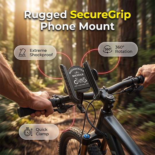 🔥🔥🔥Quick-Release Bike Phone Mount with Secure Lock🚲📱
