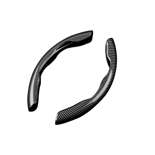 Segmented Carbon Fiber Steering Wheel Cover