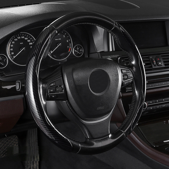 Segmented Carbon Fiber Steering Wheel Cover