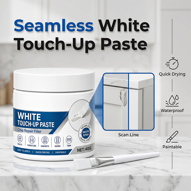 📢📢LIMITED-TIME DEAL！🔥LOWEST PRICE OF 2026 📉 🧹White Furniture Touch-Up Paste with Brush