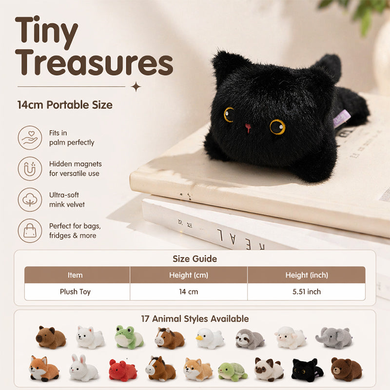 🥳2026 HOT SALE🥳💞50K+ SOLD!🧸✨ 30% OFF! Lovely Plushie Fridge Magnet Doll – Ultra‑soft mink velvet, hidden magnet. Sticks to fridge, monitor & more. A cute companion for everyday! 💖🎀