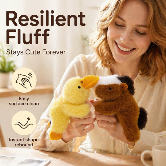 🥳2026 HOT SALE🥳💞50K+ SOLD!🧸✨ 30% OFF! Lovely Plushie Fridge Magnet Doll – Ultra‑soft mink velvet, hidden magnet. Sticks to fridge, monitor & more. A cute companion for everyday! 💖🎀