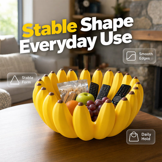 🎁Time-Sensitive Exclusive Deal ！🍌 Creative Banana Shape Fruit Bowl