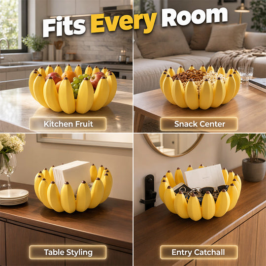 🎁Time-Sensitive Exclusive Deal ！🍌 Creative Banana Shape Fruit Bowl