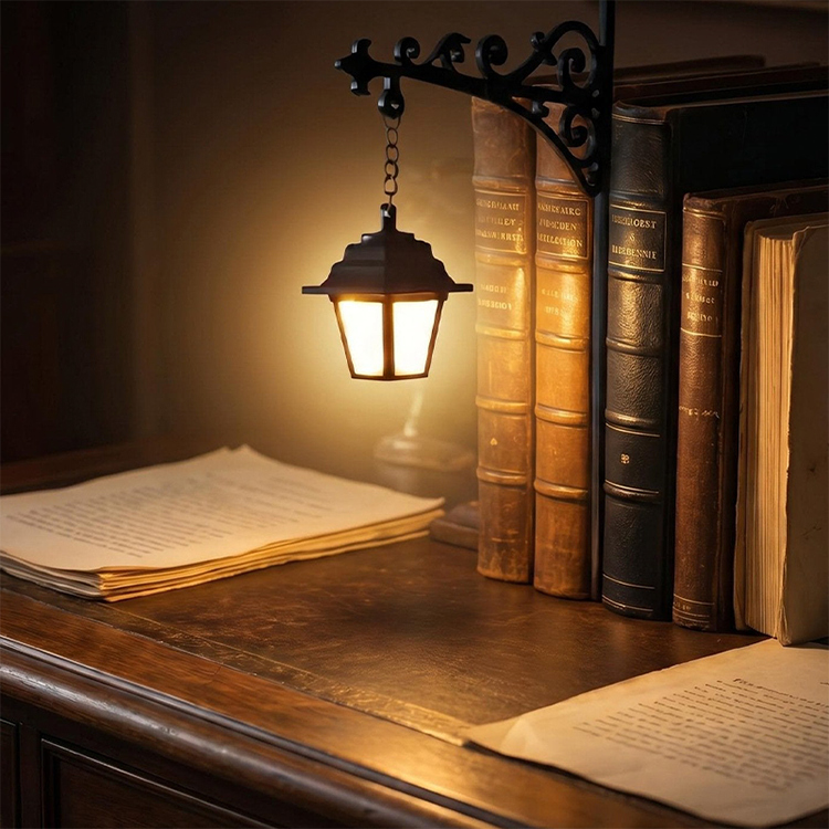 🔥Limited Time Promotion 30% OFF🔥Miniature Retro Streetlight Bookend Light