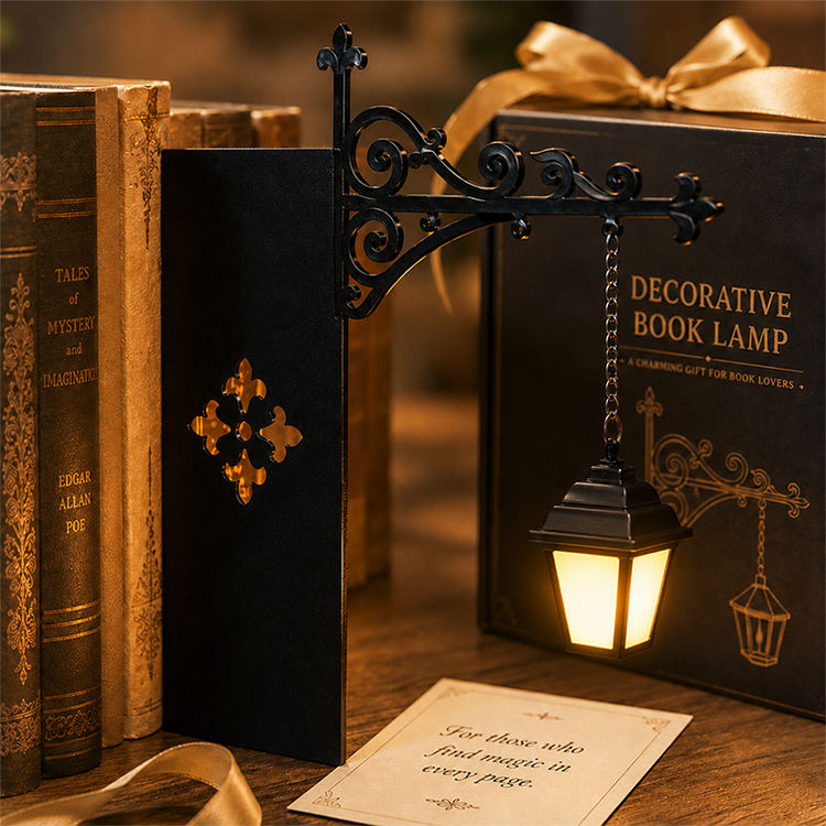 🔥Limited Time Promotion 30% OFF🔥Miniature Retro Streetlight Bookend Light