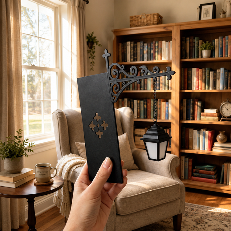 🔥Limited Time Promotion 30% OFF🔥Miniature Retro Streetlight Bookend Light