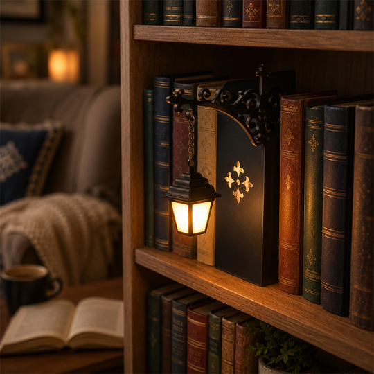 🔥Limited Time Promotion 30% OFF🔥Miniature Retro Streetlight Bookend Light