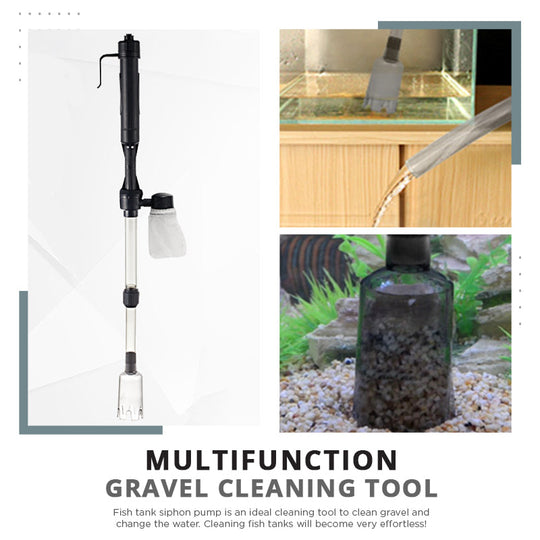 🐠LAST DAY SALE 50% OFF⚡50K+ SOLD 🐟Electric Aquarium Gravel Cleaner—battery-operated, adjustable length, and easy to use—suitable for all aquariums 🧹🐟