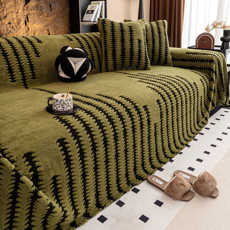 📢📢LIMITED-TIME 50% OFF！🛋️ Soft Plush Non-Slip Couch Cover – Chenille Sofa Protector | Stays in Place with Anti-Slip Backing