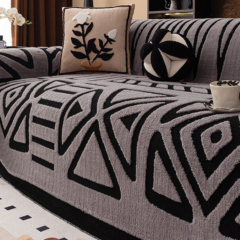 📢📢LIMITED-TIME 50% OFF！🛋️ Soft Plush Non-Slip Couch Cover – Chenille Sofa Protector | Stays in Place with Anti-Slip Backing
