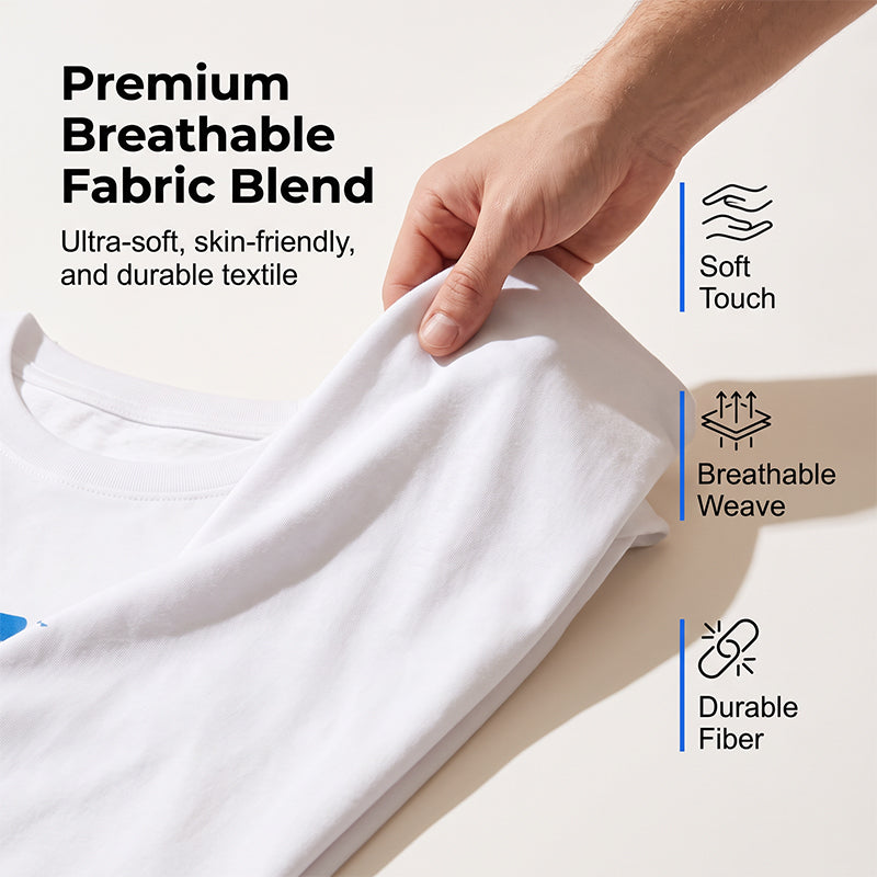 👕50% OFF NOW! Men Urban Streetwear Graphic T-Shirt – Oversized Loose Fit, German Letter Back Print, Breathable Casual Short Sleeve Tee For Daily & Street Style