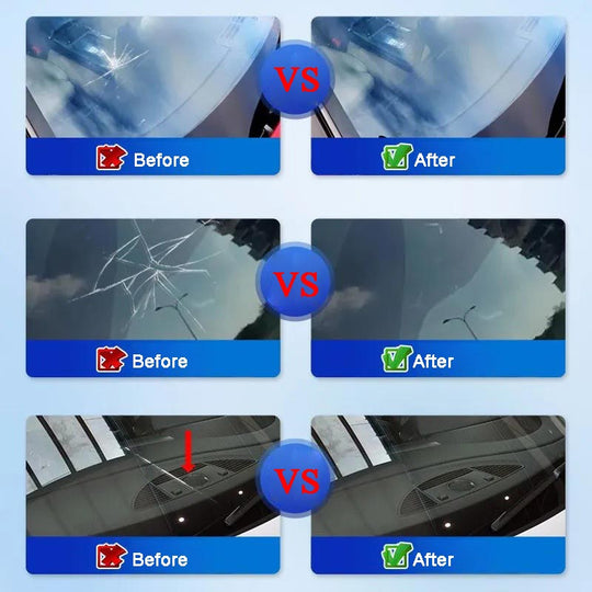 One drop fixes all glass cracks！🚗Glass Crack Repair Agent