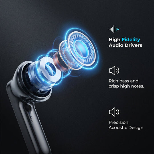 Gaming Wireless Earbuds with RGB Lighting