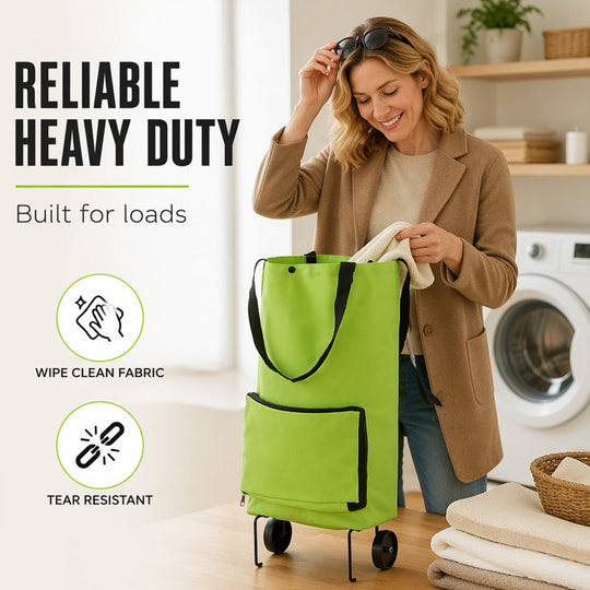 📢📢Limited-Time 40% Off！⏰️Foldable Shopping Trolley Bag