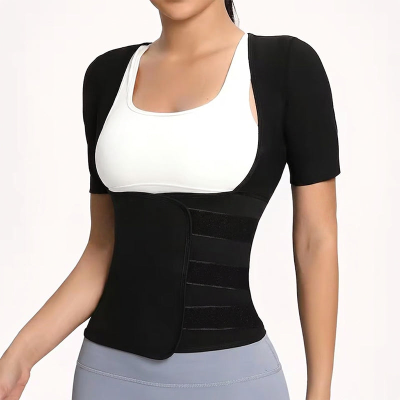 💦 Turn Up the Sweat | Women's Thermal Compression Workout Shaper