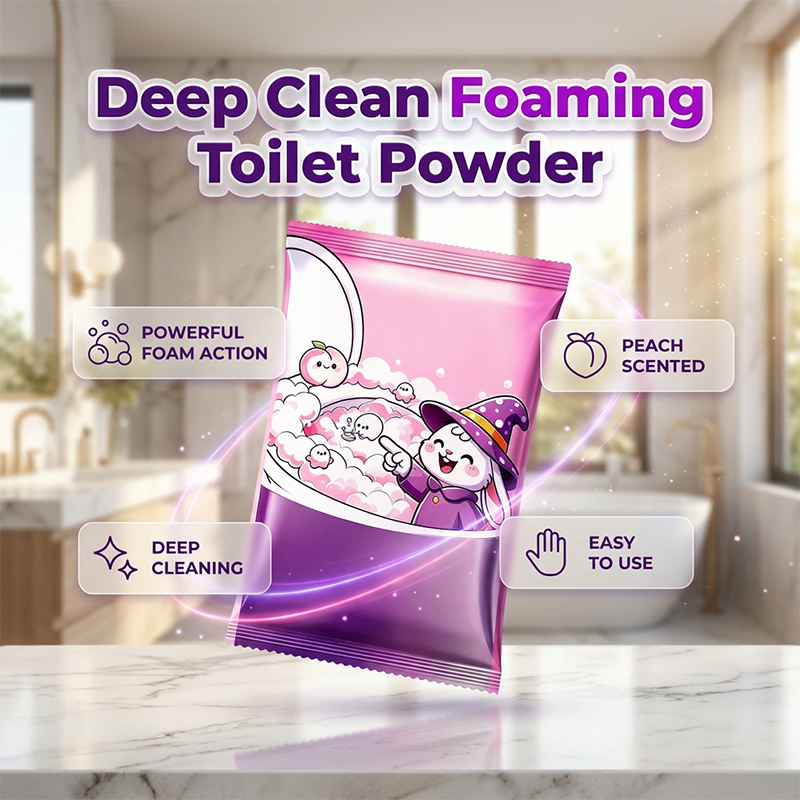 ⏳Limited time – 30% OFF⏰Automatic Foaming Toilet Bowl Cleaner Powder(5-piece set)