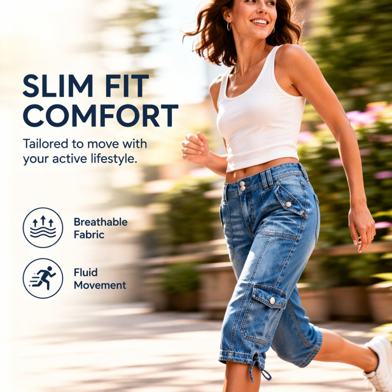 👖 LIMITED-TIME 50% OFF! Women’s Vintage Casual Mules Denim Pants, Slim Fit Stylish Daily Wear Trousers