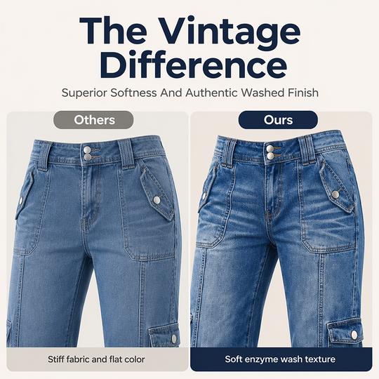 👖 LIMITED-TIME 50% OFF! Women’s Vintage Casual Mules Denim Pants, Slim Fit Stylish Daily Wear Trousers