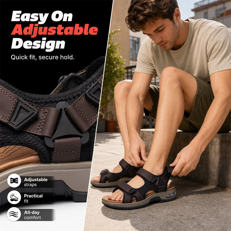 👟 50% OFF NOW! 🌊 Men's Air Cushion Sports Sandals – Comfortable Air Cushion, Non-Slip & Breathable – Perfect for Outdoor Adventures & All-Day Wear ☀️✨