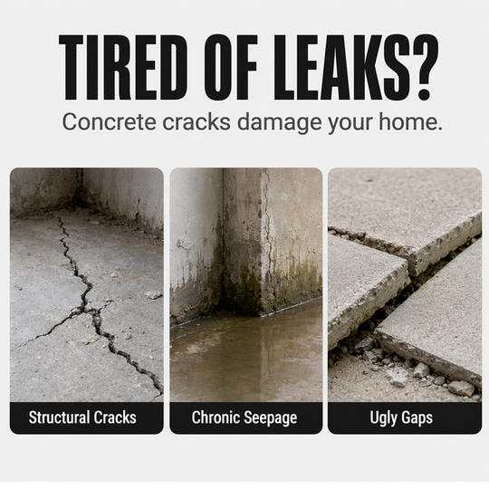 🏆 Last Day Special Price £12.99 ! 🔥Buy 2 Get 1 Free🎁Waterproof Concrete Crack Filler & Sealant