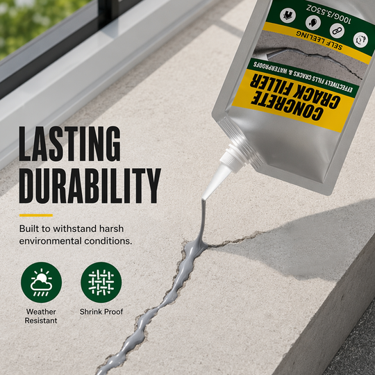 🏆 Last Day Special Price £12.99 ! 🔥Buy 2 Get 1 Free🎁Waterproof Concrete Crack Filler & Sealant