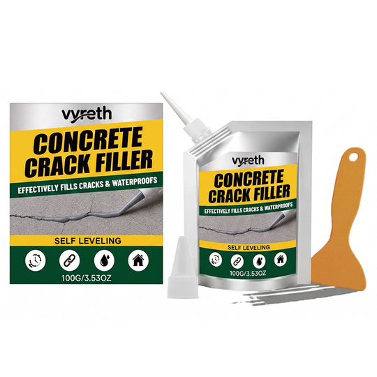 🏆 Last Day Special Price £12.99 ! 🔥Buy 2 Get 1 Free🎁Waterproof Concrete Crack Filler & Sealant