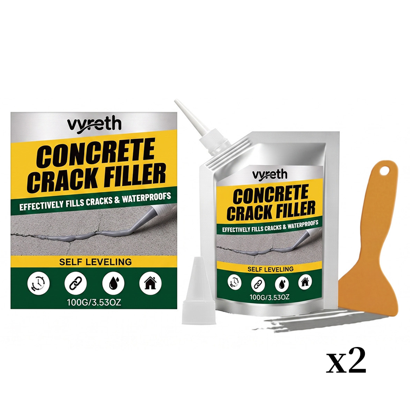 🏆 Last Day Special Price £12.99 ! 🔥Buy 2 Get 1 Free🎁Waterproof Concrete Crack Filler & Sealant