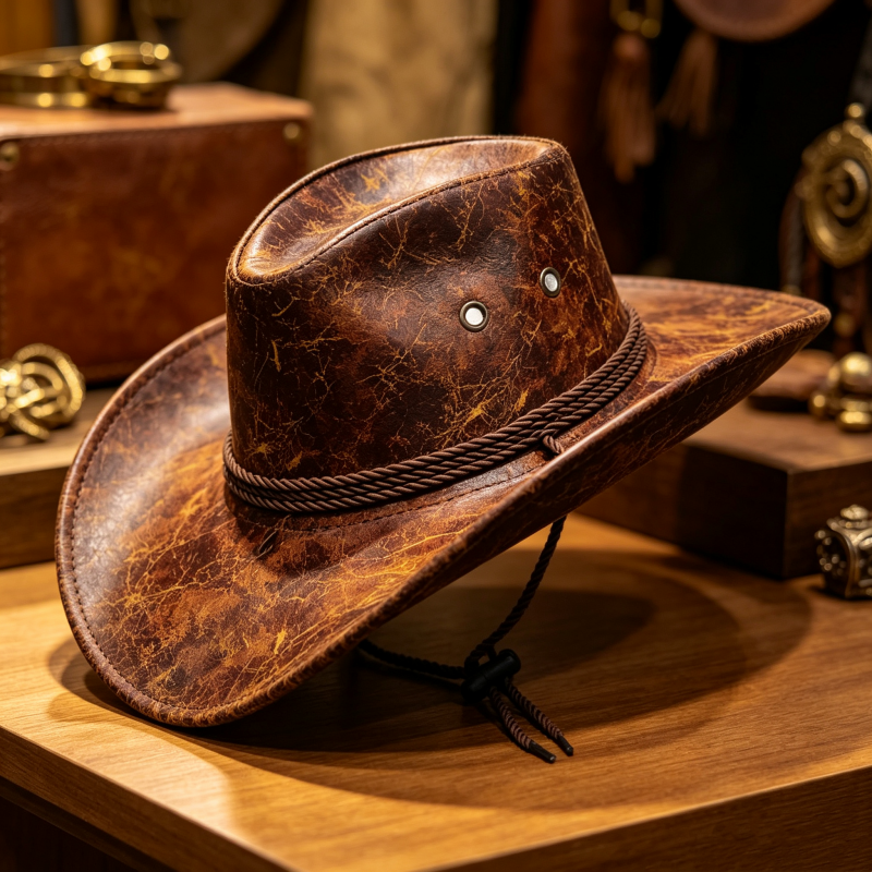 🎁 2026 New Arrivals 40% OFF 💥 Vintage Wide-Brim Cowboy Hat with Adjustable Strap – Timeless Western Style & Perfect Sun Protection 🌵✨