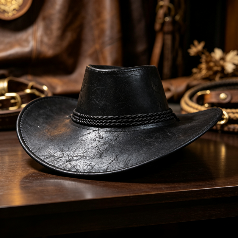 🎁 2026 New Arrivals 40% OFF 💥 Vintage Wide-Brim Cowboy Hat with Adjustable Strap – Timeless Western Style & Perfect Sun Protection 🌵✨