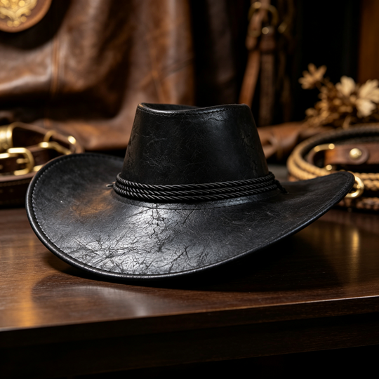 🎁 2026 New Arrivals 40% OFF 💥 Vintage Wide-Brim Cowboy Hat with Adjustable Strap – Timeless Western Style & Perfect Sun Protection 🌵✨