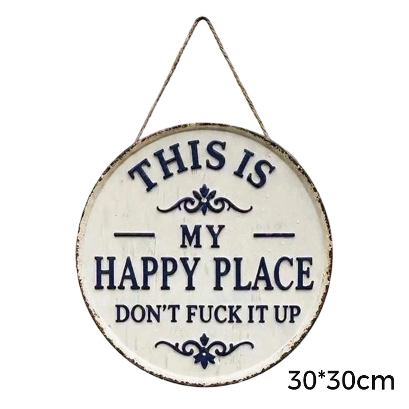 Retro Garden Decorative Metal Tin Sign