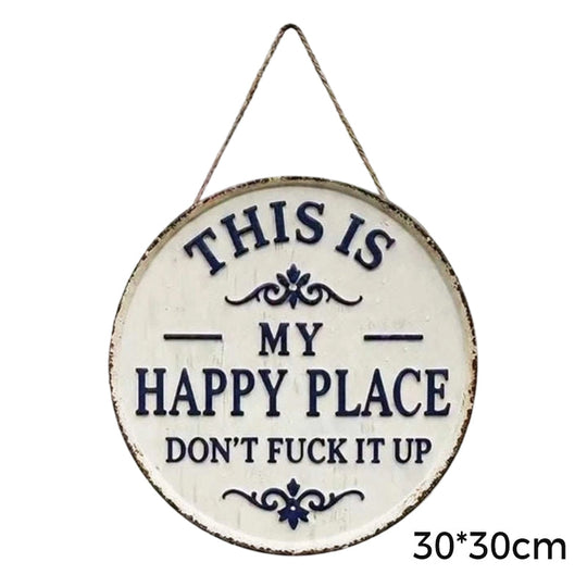 Retro Garden Decorative Metal Tin Sign