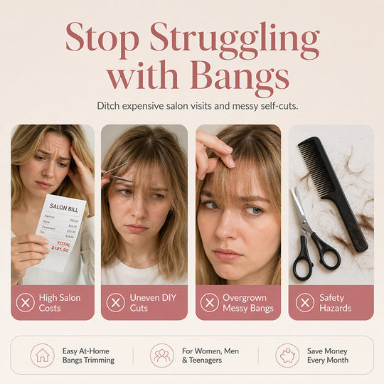 🎉Limited Offer！🎁Portable Dual-Use Hair Trimming Comb