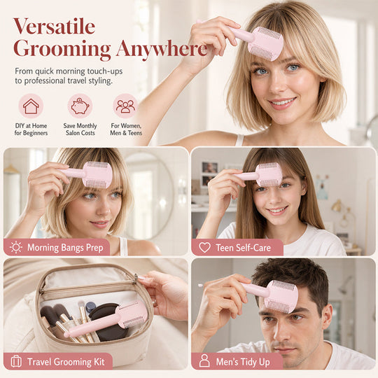 🎉Limited Offer！🎁Portable Dual-Use Hair Trimming Comb