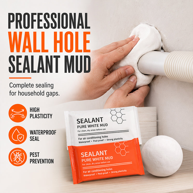 🎉 2026 Sale — Over 22,000 Sold! 💞 Waterproof Wall Hole Sealing Clay for Air Conditioner Pipes