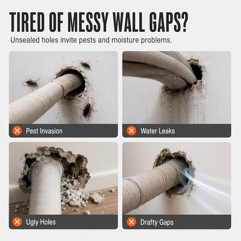 🎉 2026 Sale — Over 22,000 Sold! 💞 Waterproof Wall Hole Sealing Clay for Air Conditioner Pipes